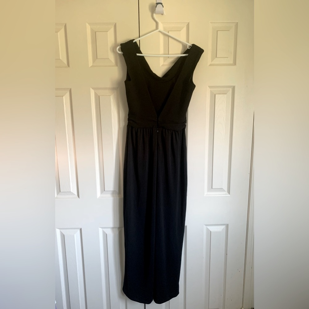 H&M Black sleeveless cowl neck wide legged jumpsuit-Size 6-NWOT - Picture 6 of 7